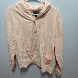 Lauren Ralph Lauren Blush Pink Cotton Sweater